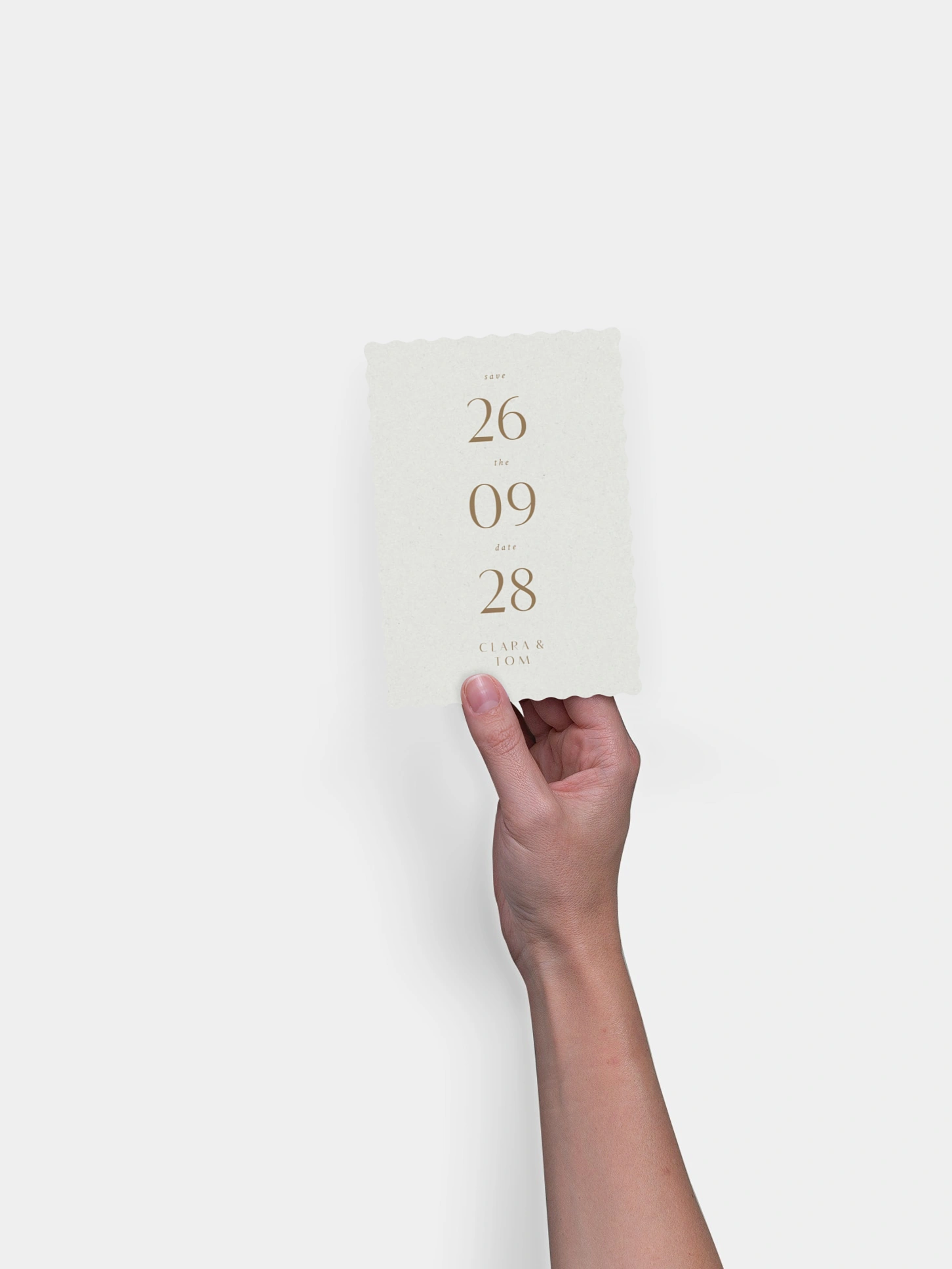 Save-the-Date Karte Bold Simplicity