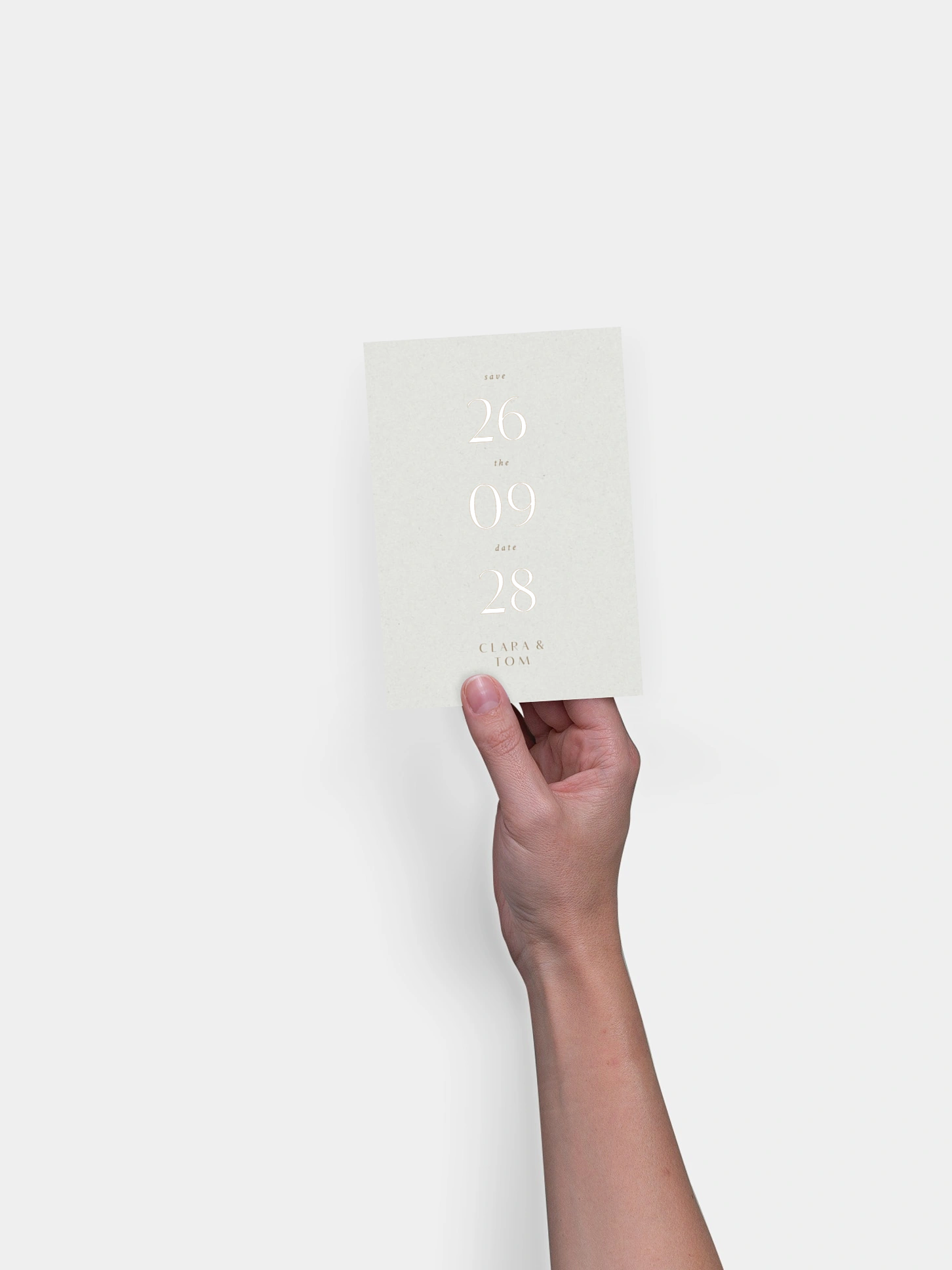 Save-the-Date Karte Bold Simplicity