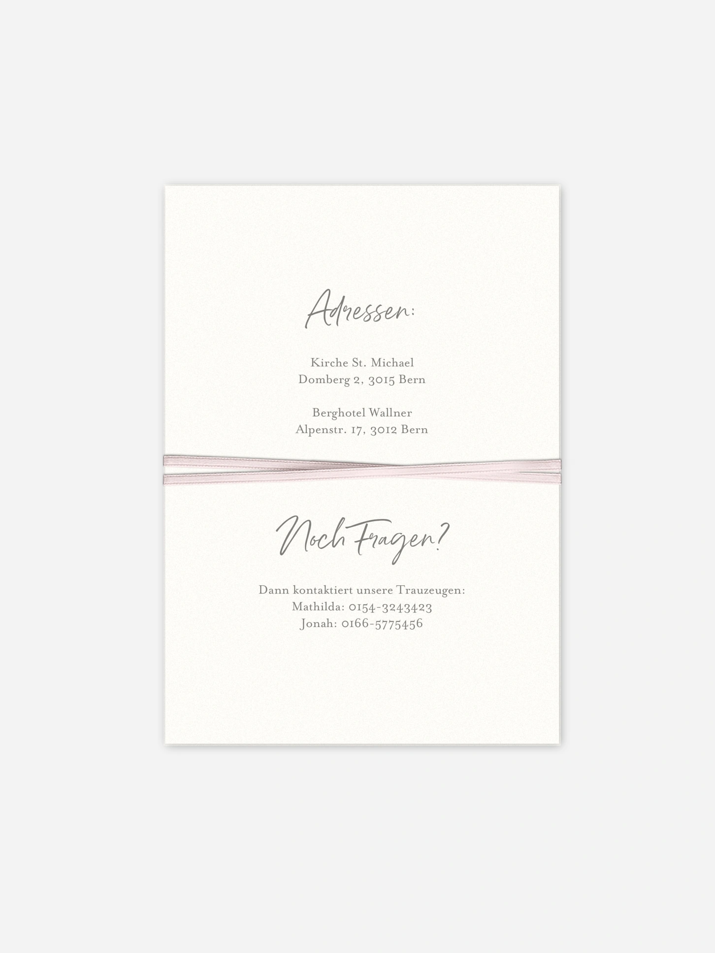 Hochzeitseinladung Rose Bouquet
