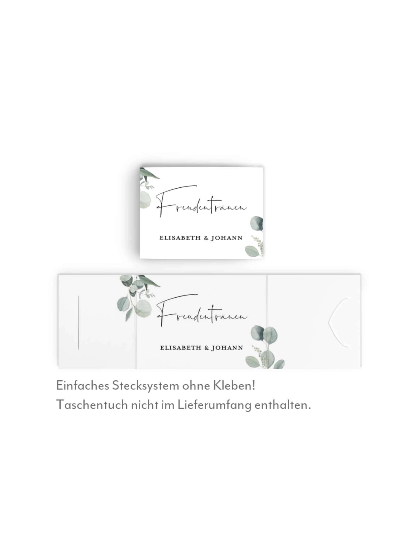 Freudentränen-Taschentücher Eucalyptus Love