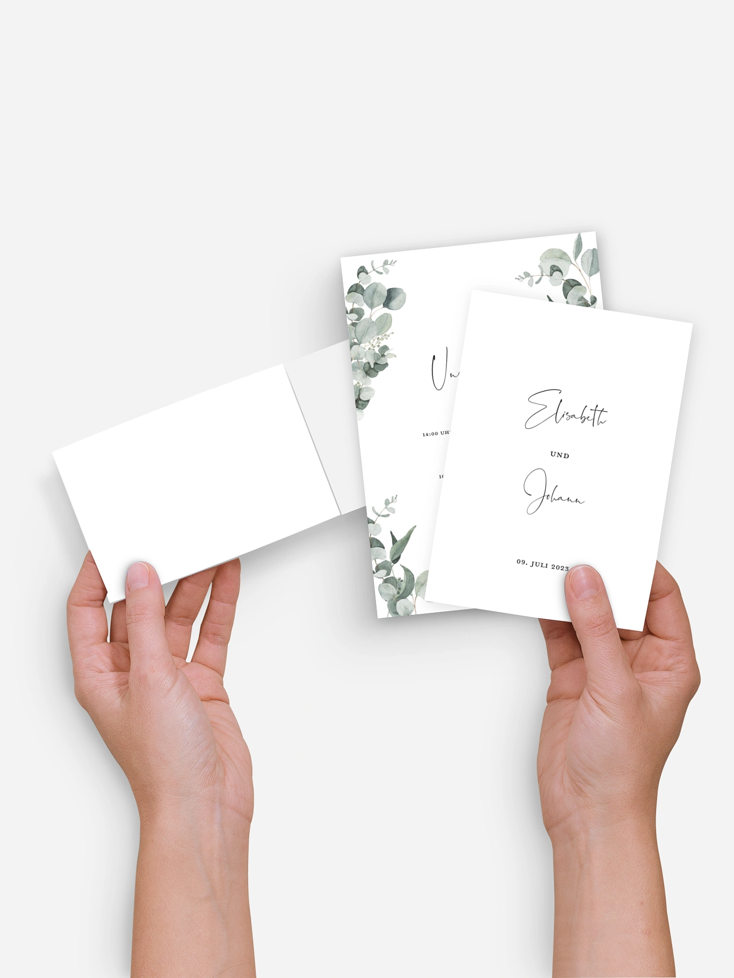 Hochzeitseinladung Eucalyptus Love