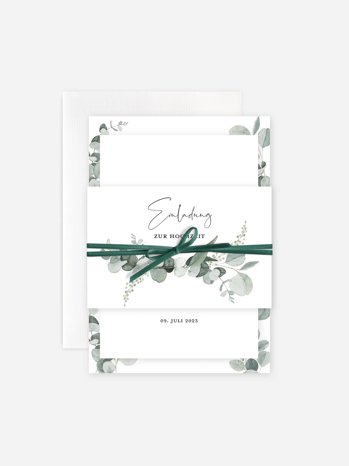 Hochzeitseinladung Eucalyptus Love