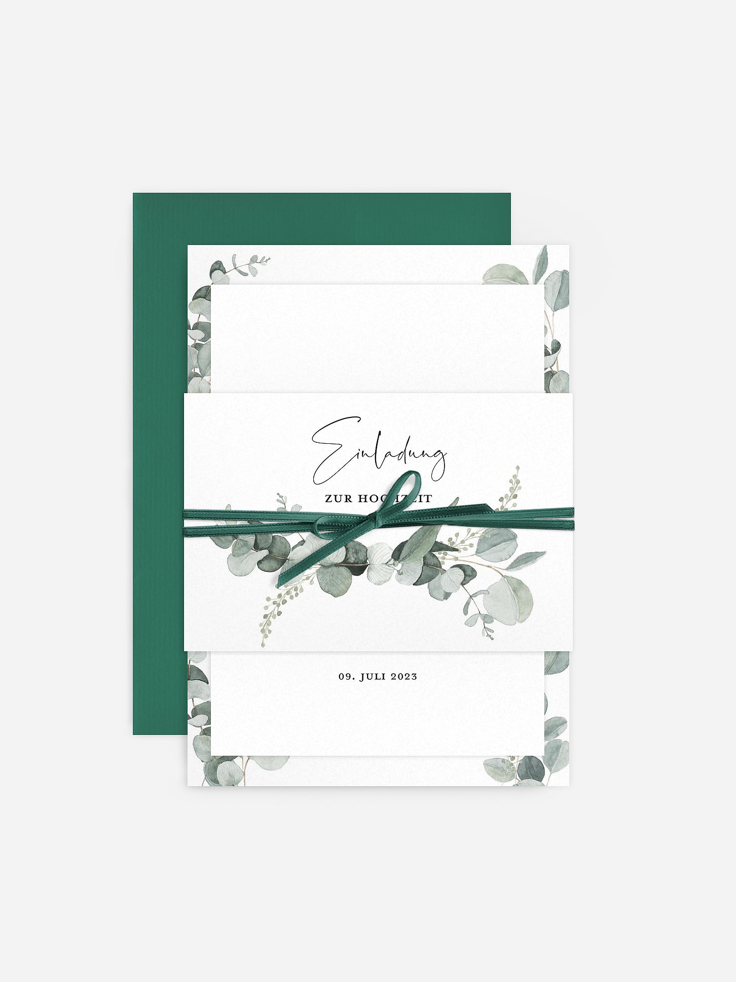 Hochzeitseinladung Eucalyptus Love