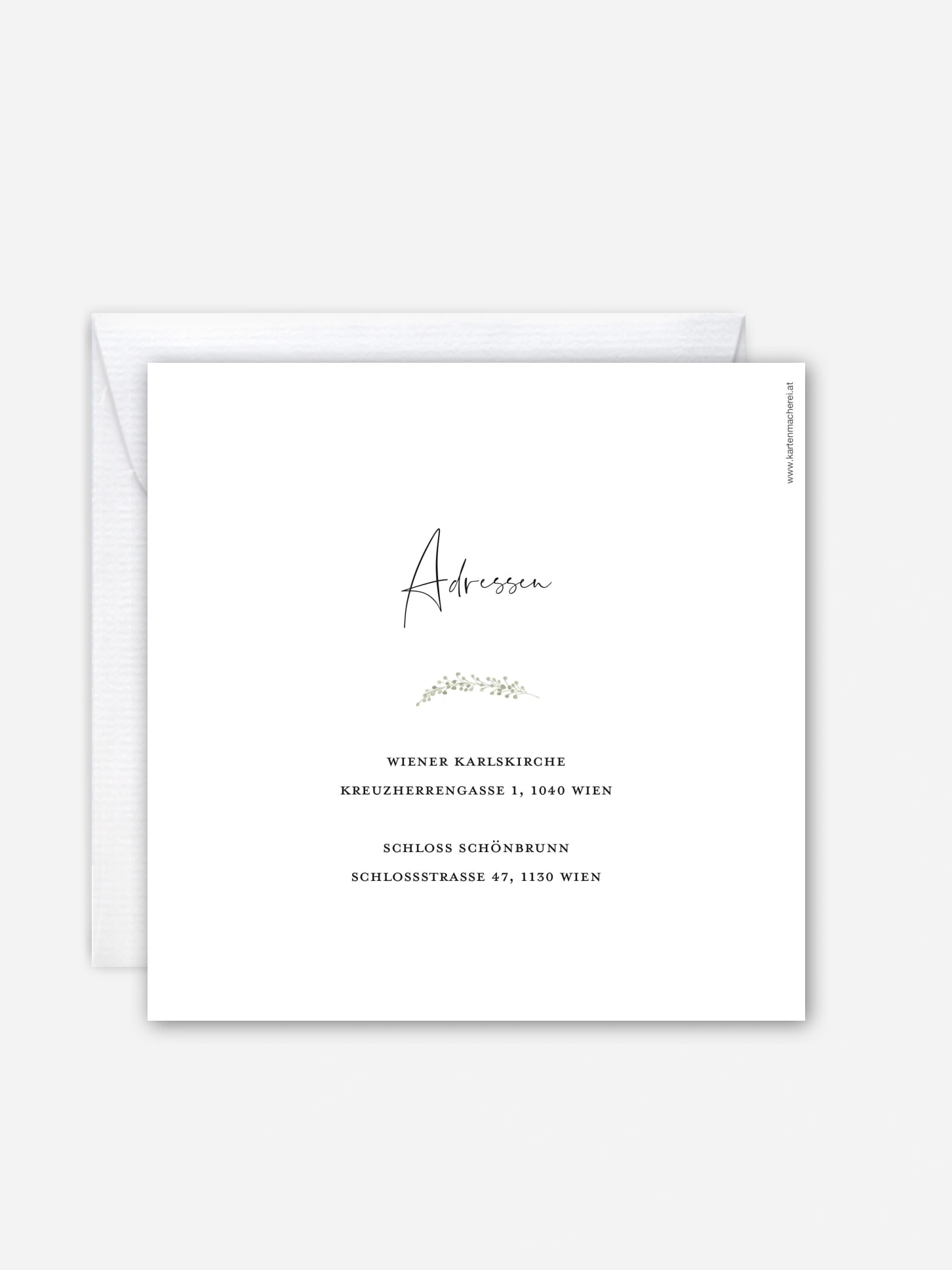 Hochzeitseinladung Eucalyptus Love