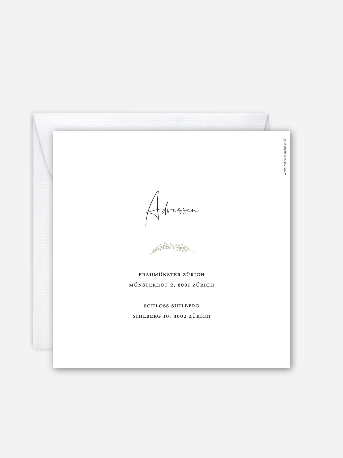 Hochzeitseinladung Eucalyptus Love