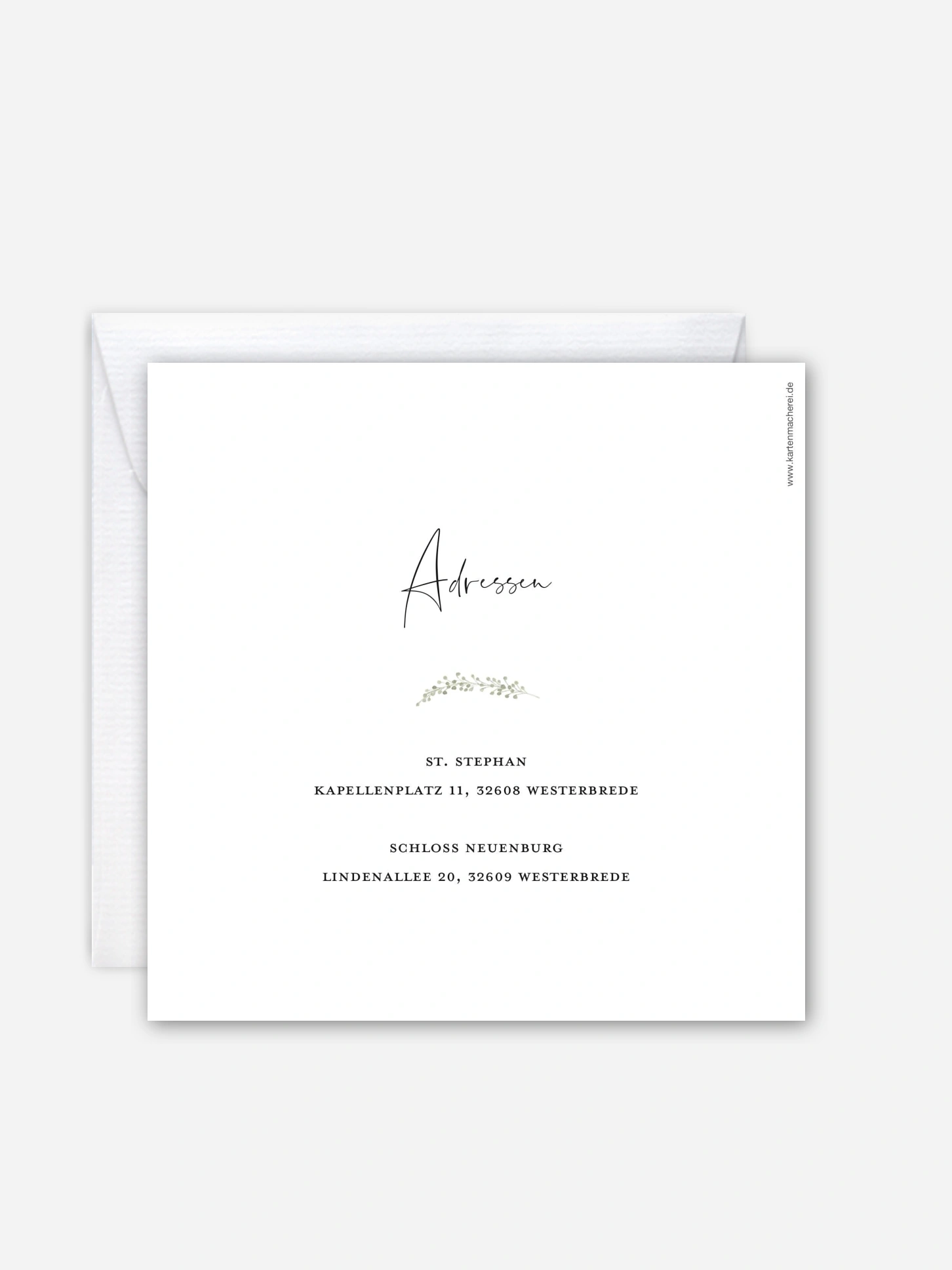 Hochzeitseinladung Eucalyptus Love