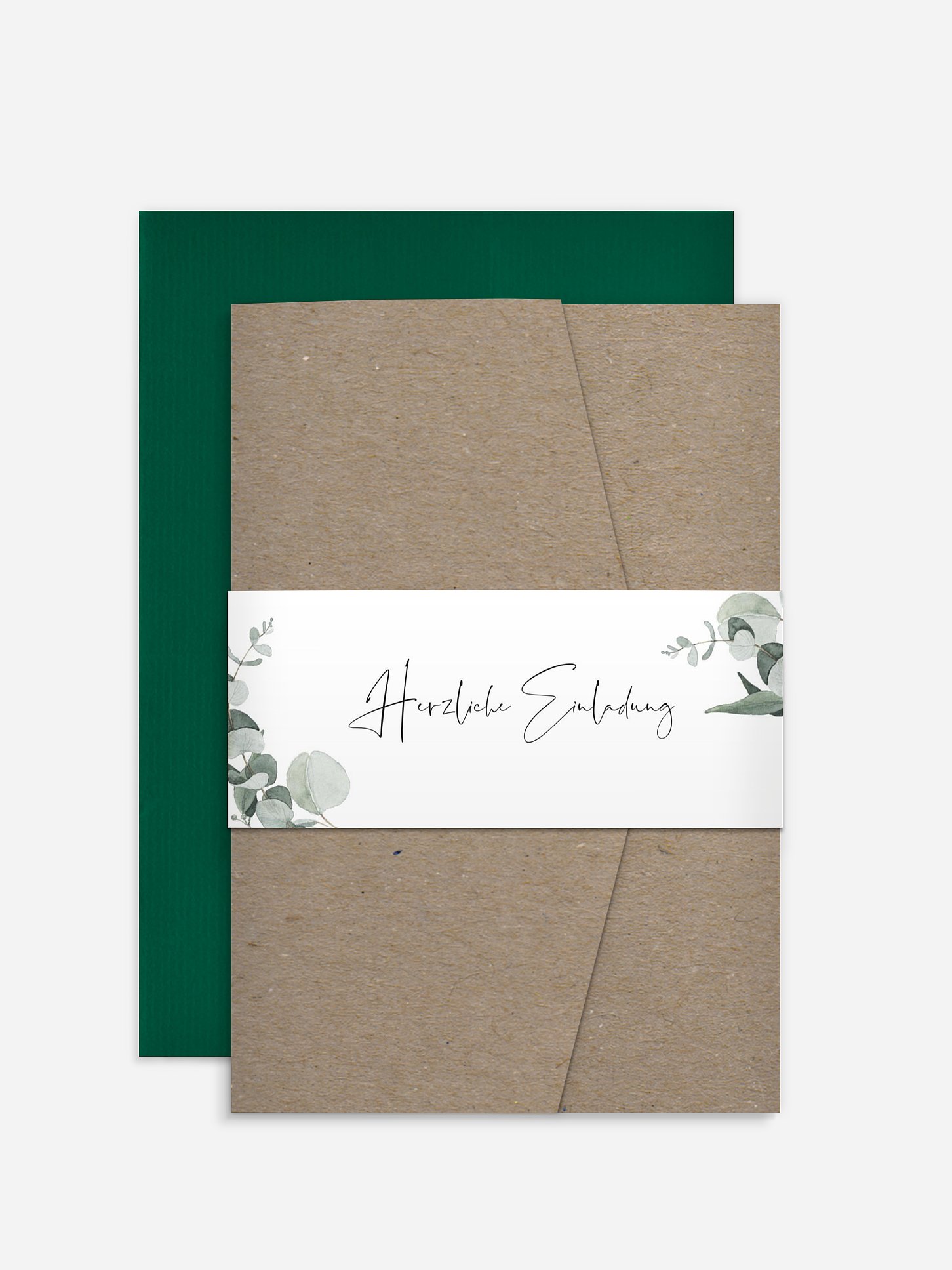 Hochzeitseinladung Eucalyptus Love