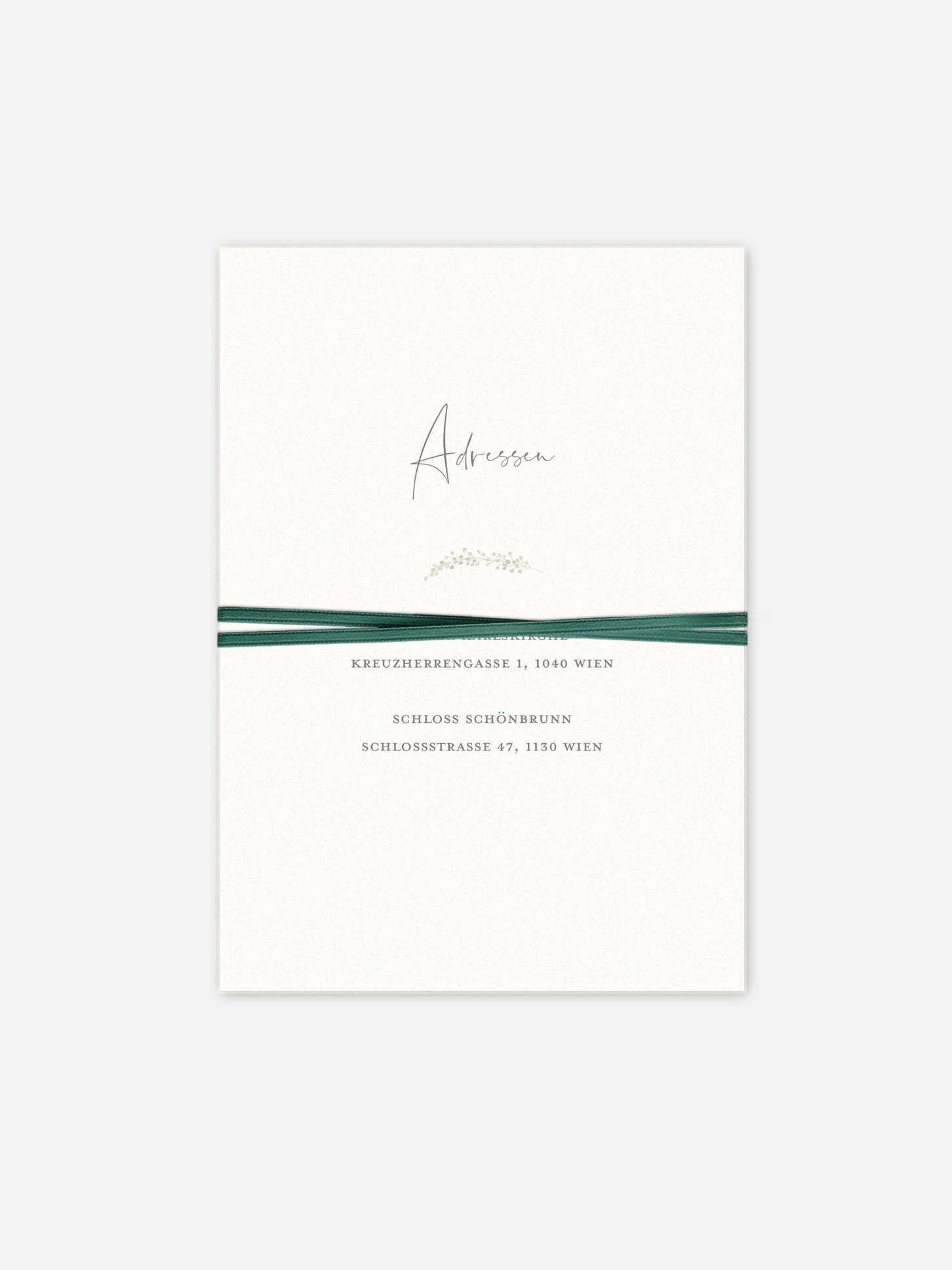 Hochzeitseinladung Eucalyptus Love