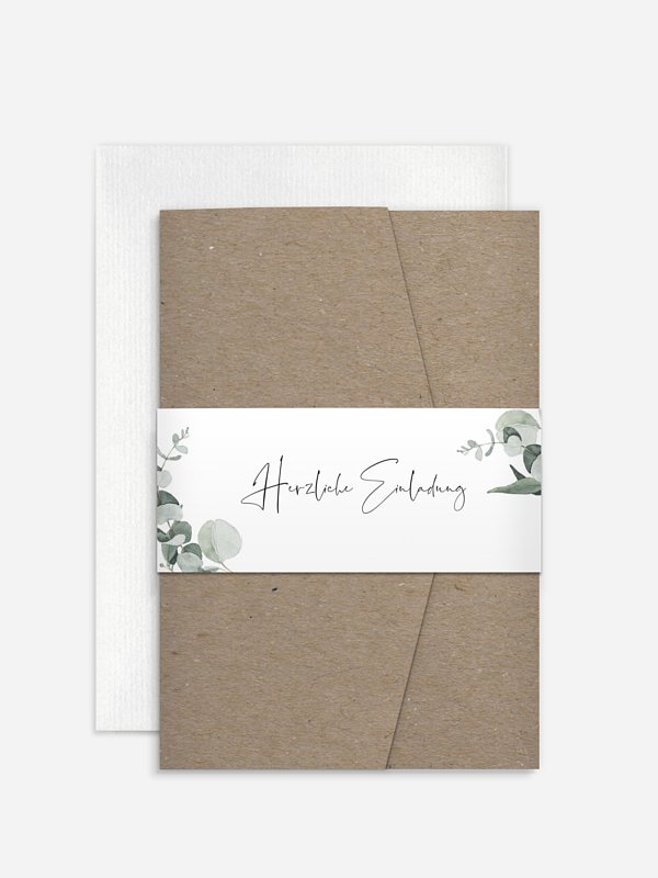 Hochzeitseinladung Eucalyptus Love