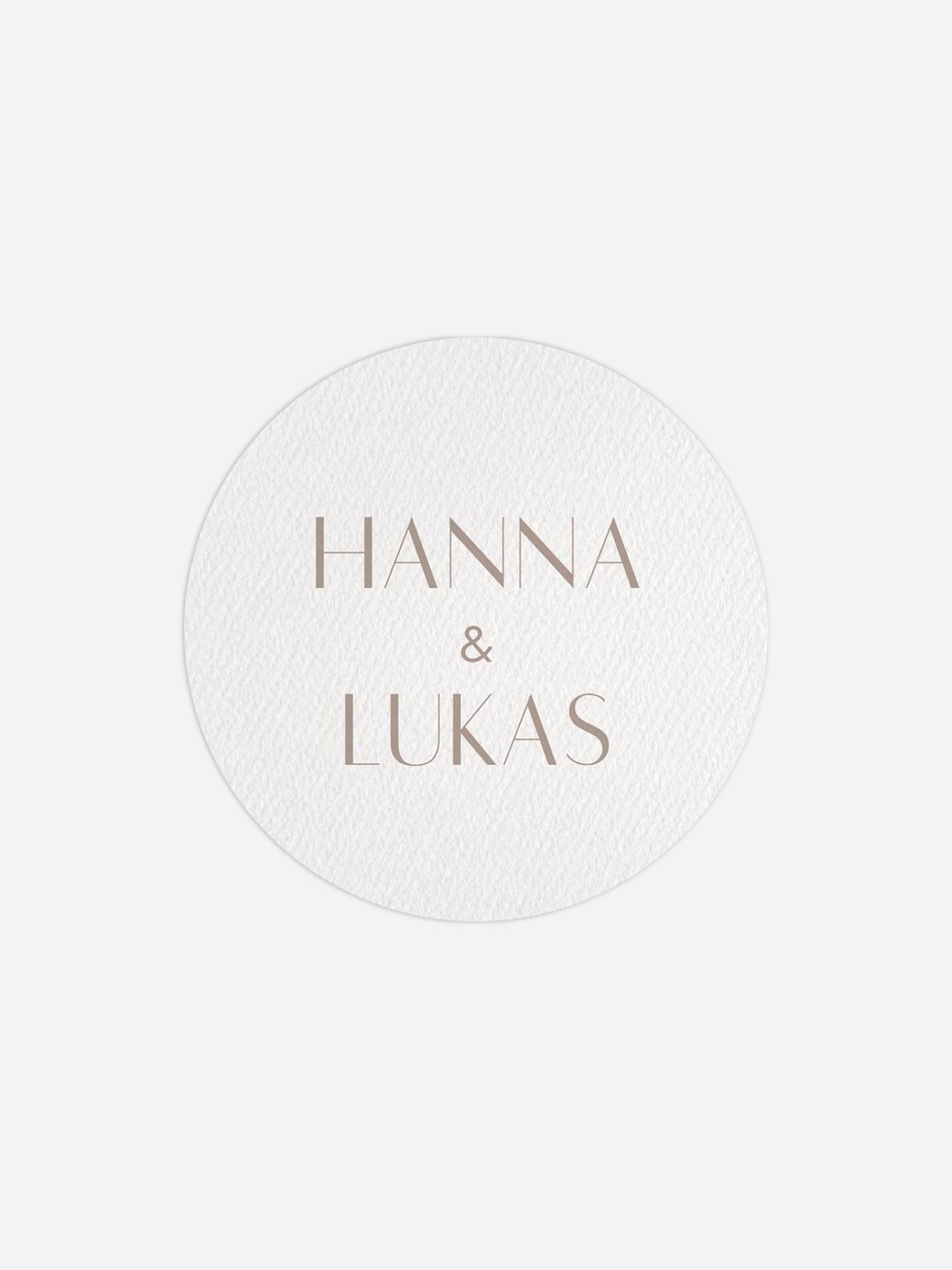 Geschenkaufkleber Hochzeit Zarte Eleganz