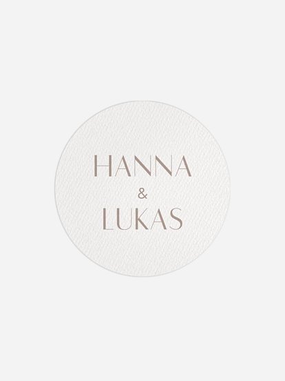 Geschenkaufkleber Hochzeit Zarte Eleganz