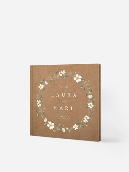 Gästebuch Floral Charm