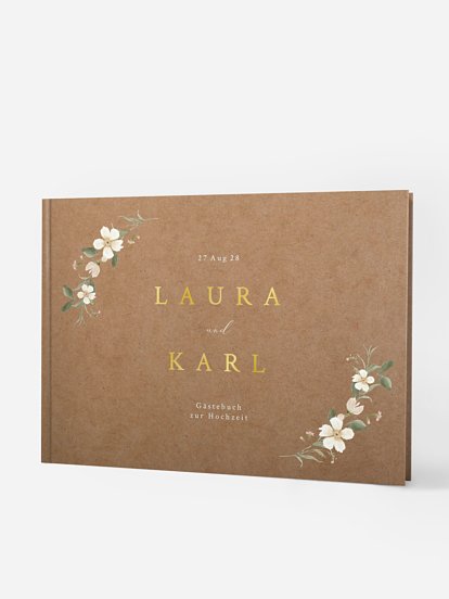 Gästebuch Floral Charm