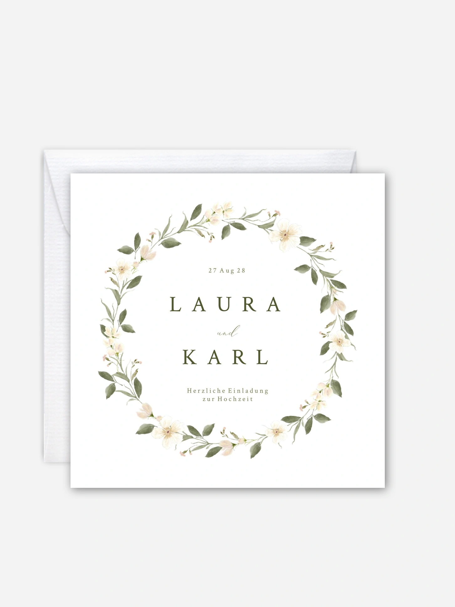 Hochzeitseinladung Floral Charm