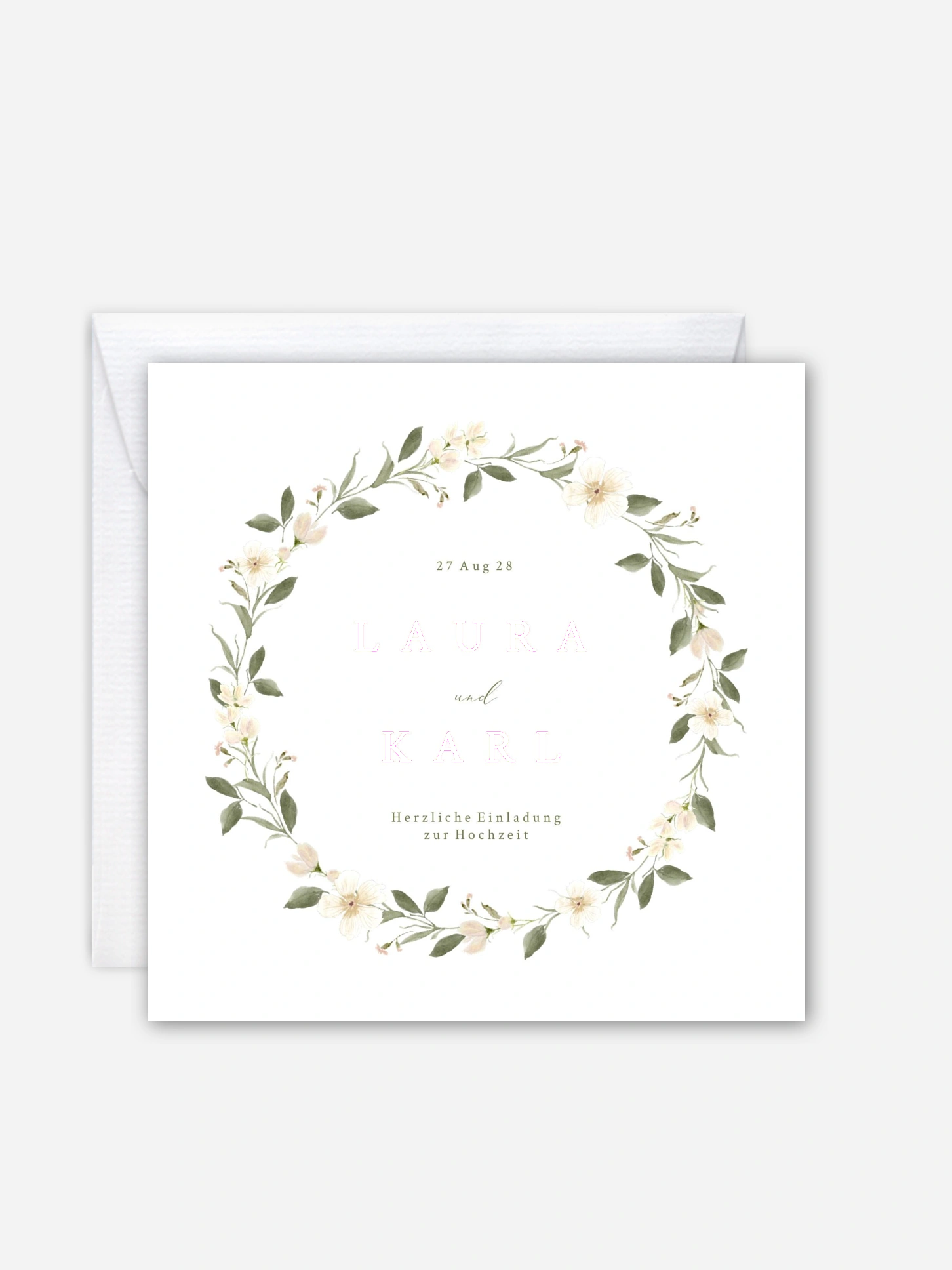 Hochzeitseinladung Floral Charm