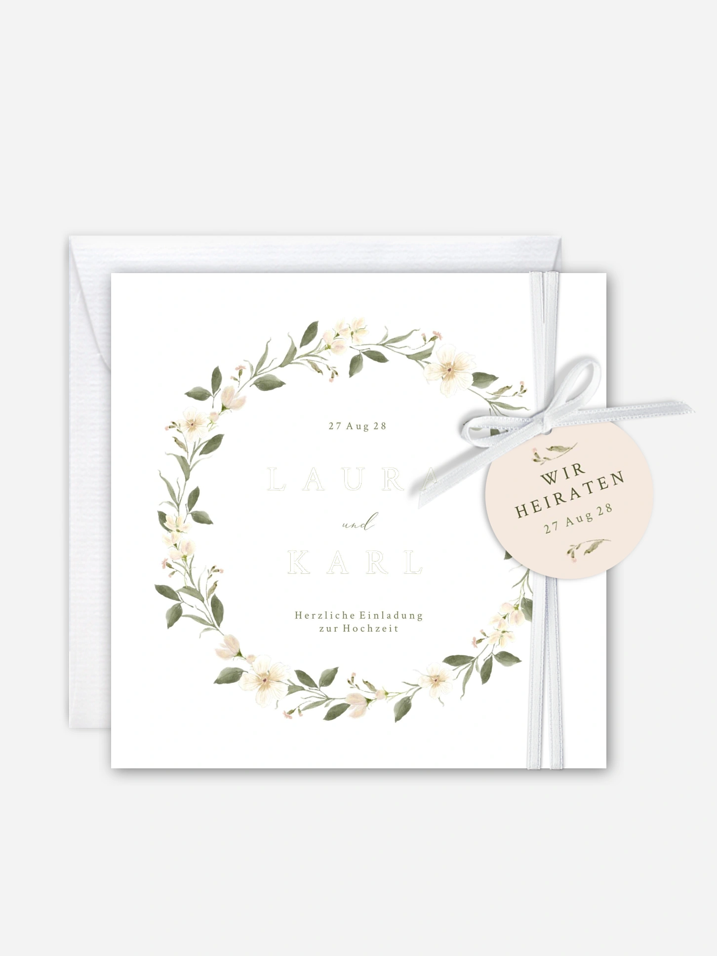 Hochzeitseinladung Floral Charm