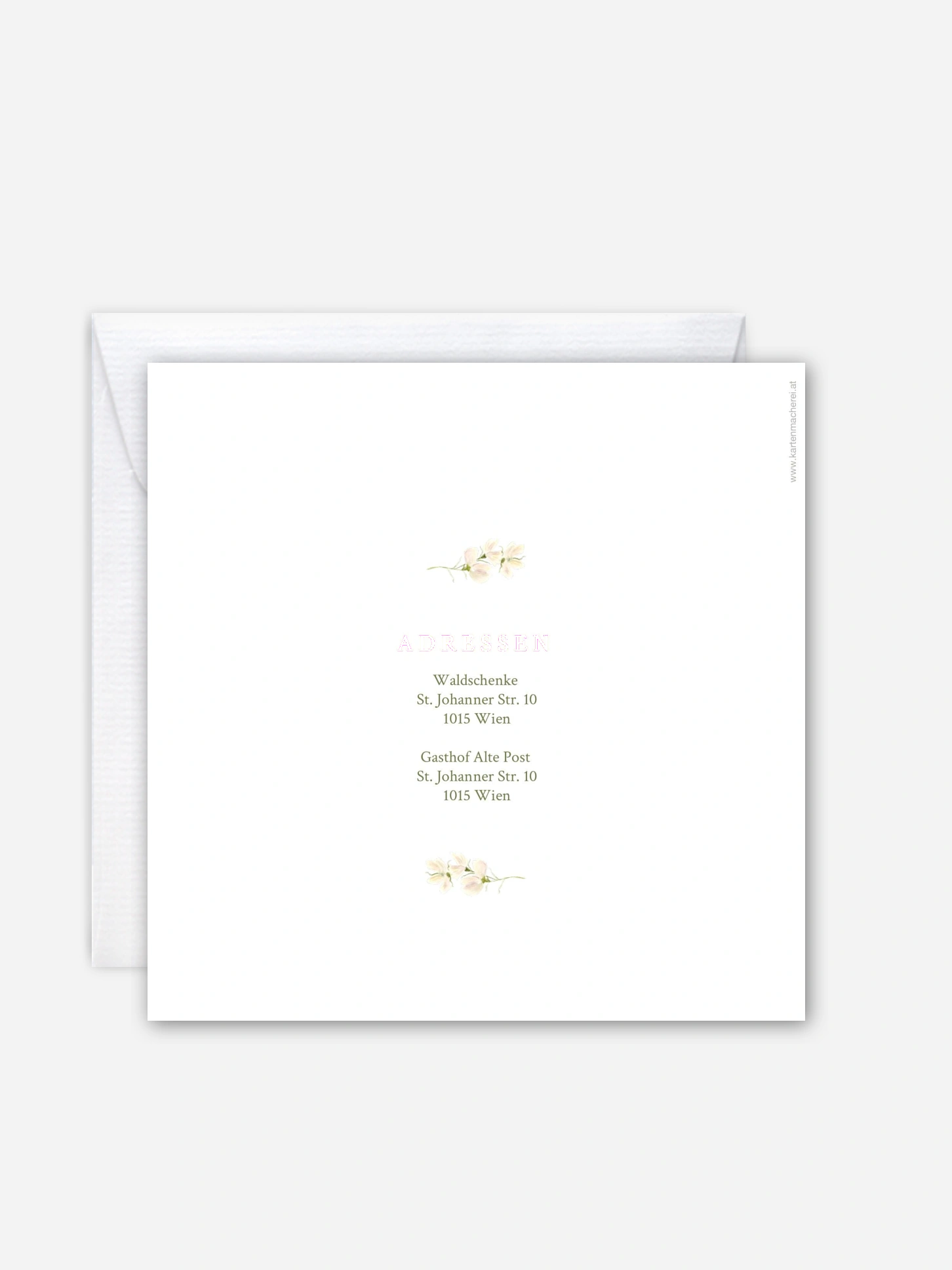 Hochzeitseinladung Floral Charm