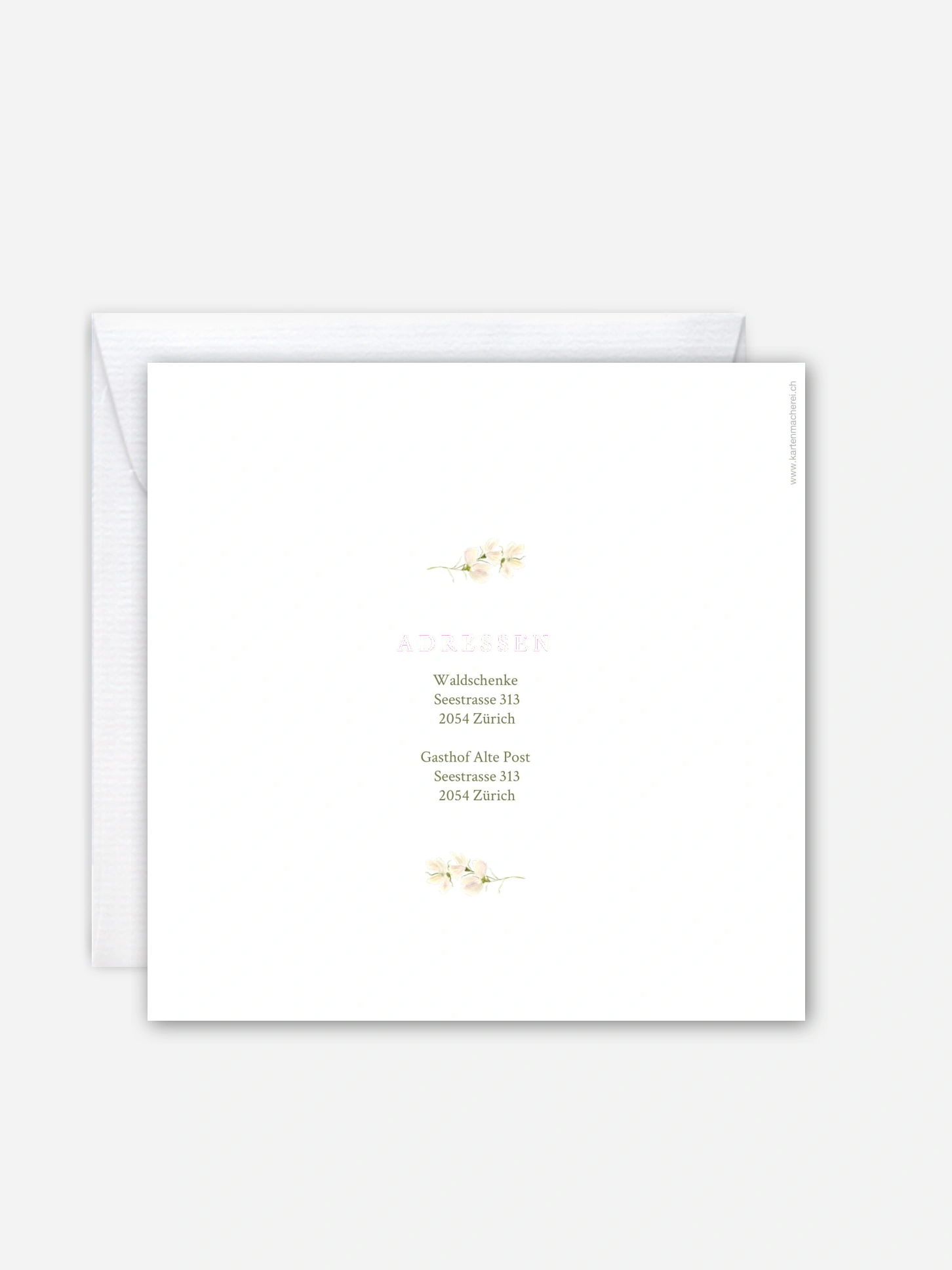 Hochzeitseinladung Floral Charm