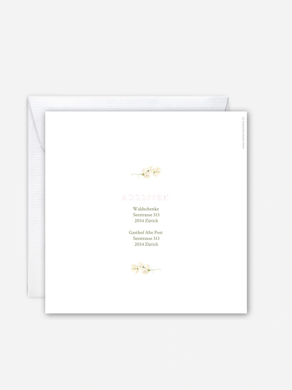 Hochzeitseinladung Floral Charm