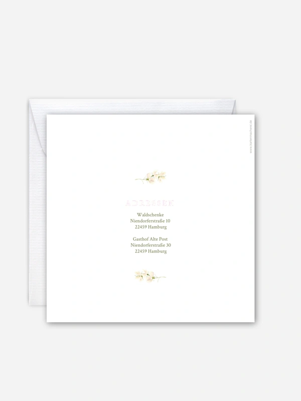 Hochzeitseinladung Floral Charm