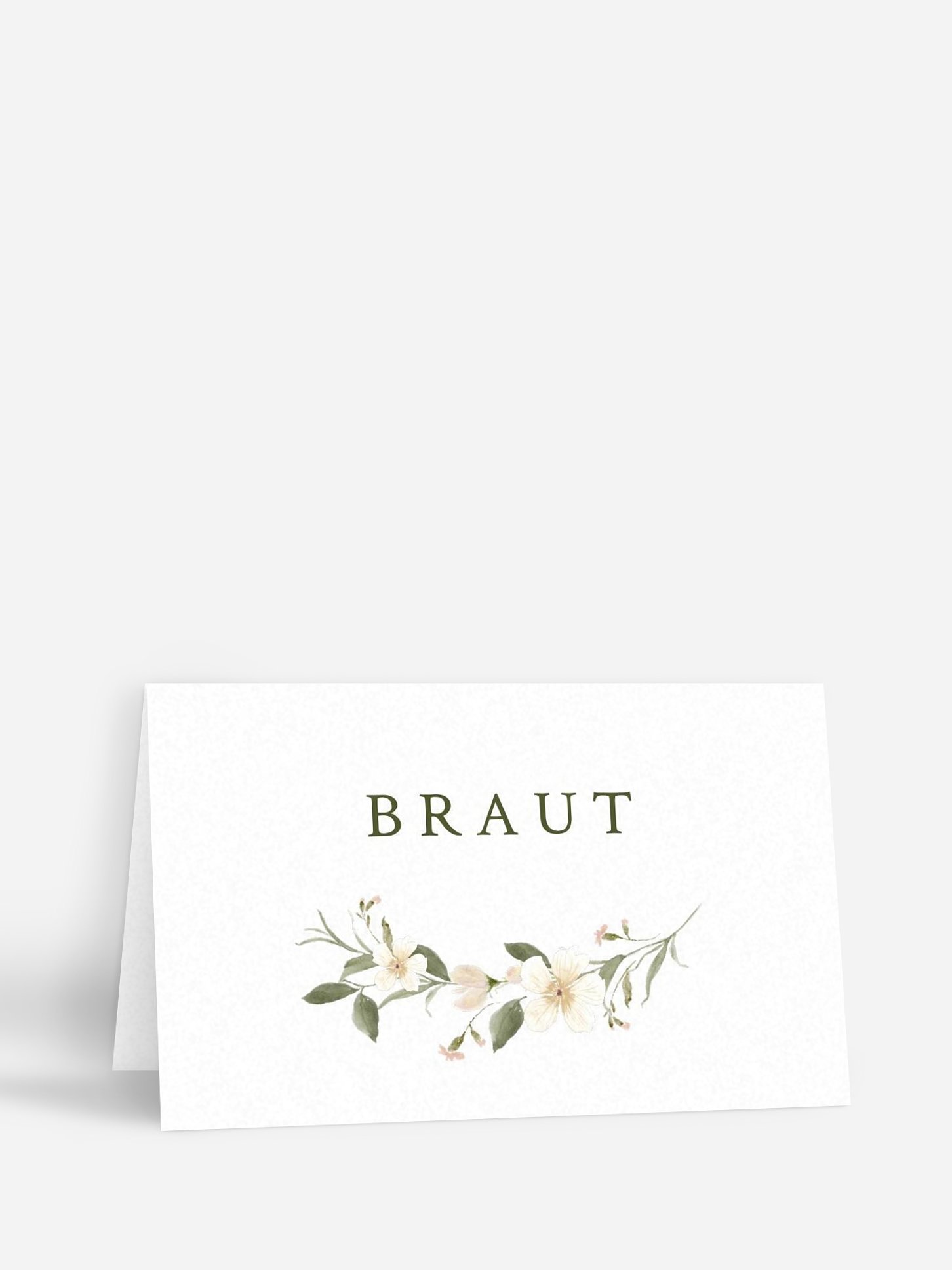 Tischkarte Hochzeit Floral Charm