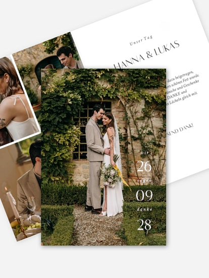 Dankeskarte Hochzeit Like A Movie