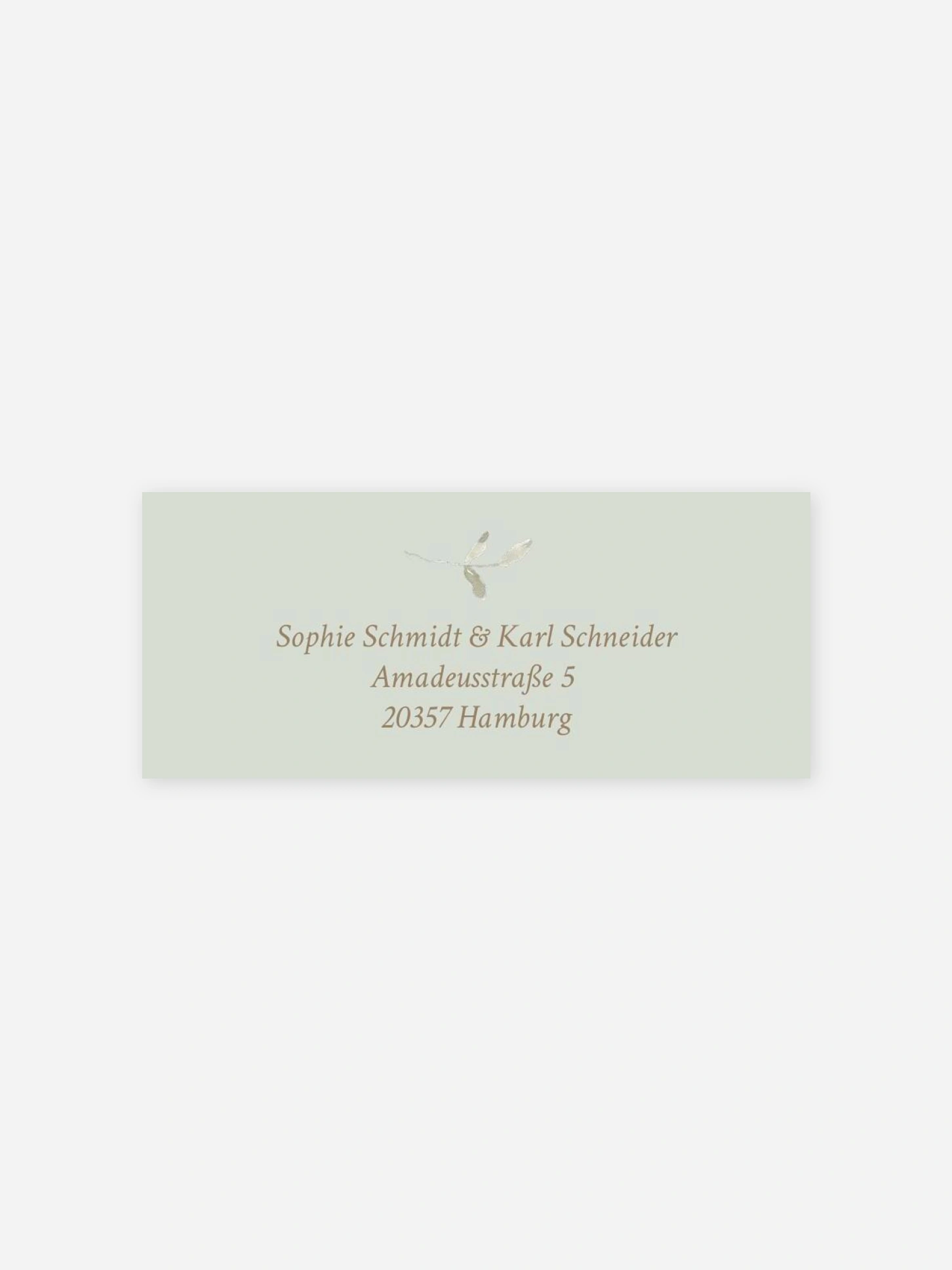 Absenderaufkleber Hochzeit Love in Bloom