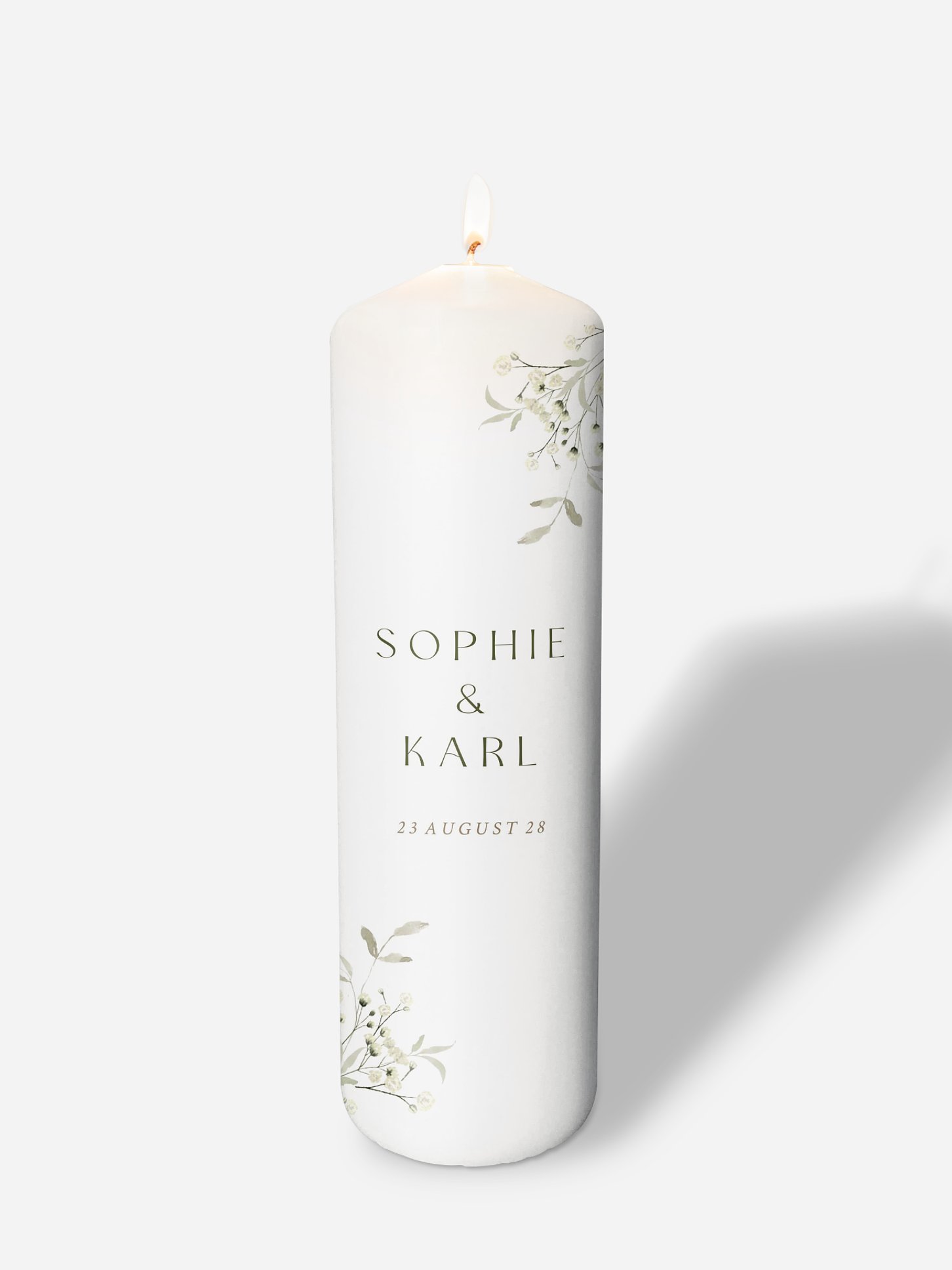 Hochzeitskerze Love in Bloom