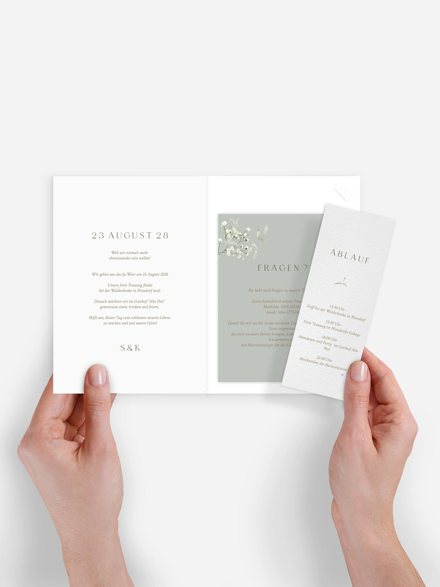 Hochzeitseinladung Love in Bloom