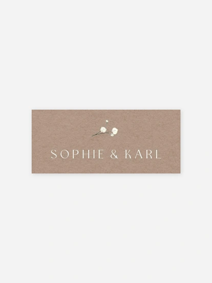 Geschenkaufkleber Hochzeit Love in Bloom