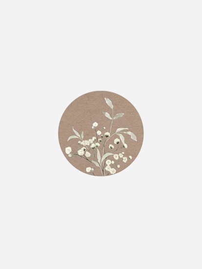 Geschenkaufkleber Hochzeit Love in Bloom