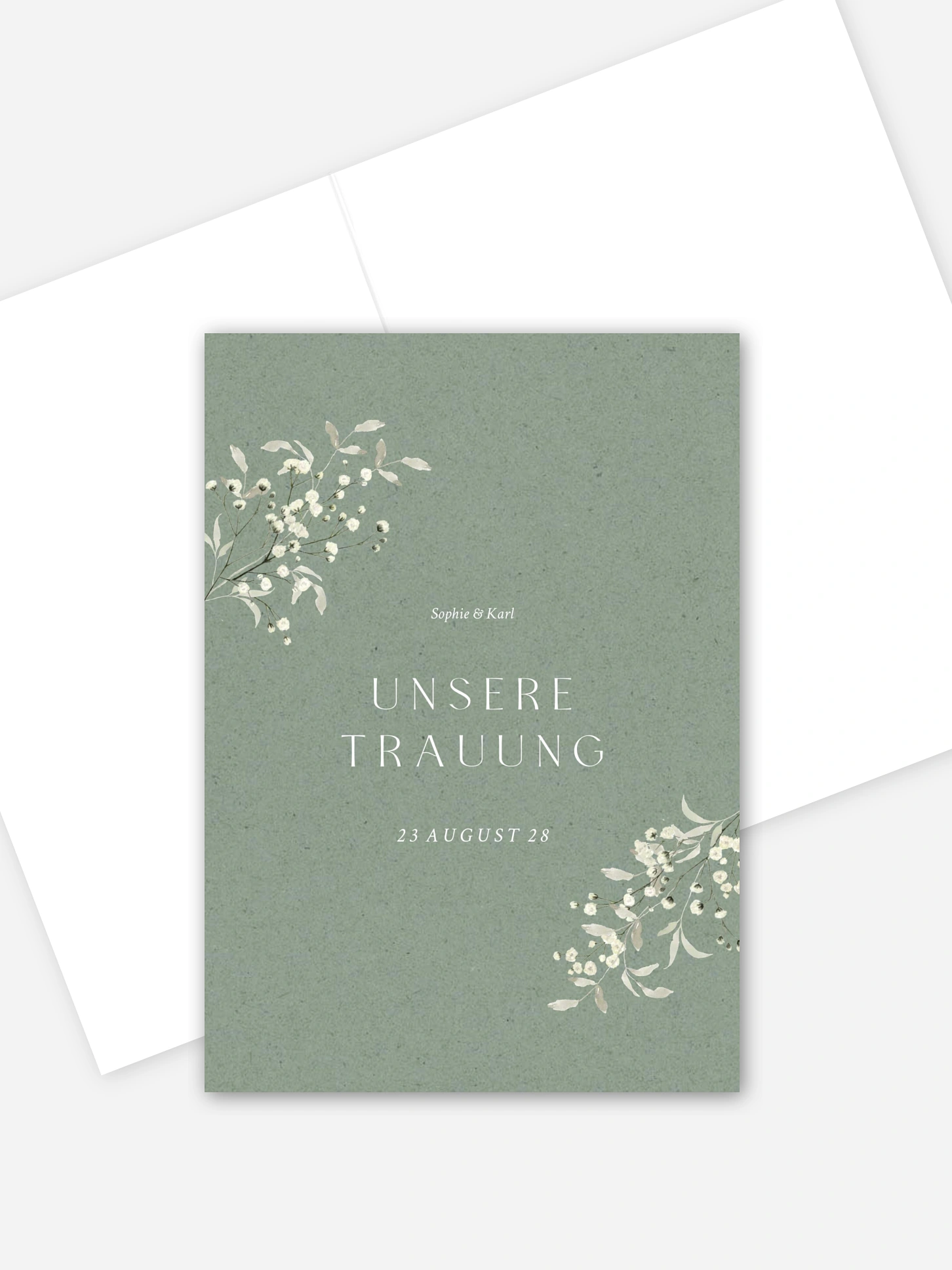 Kirchenheft Hochzeit Love in Bloom