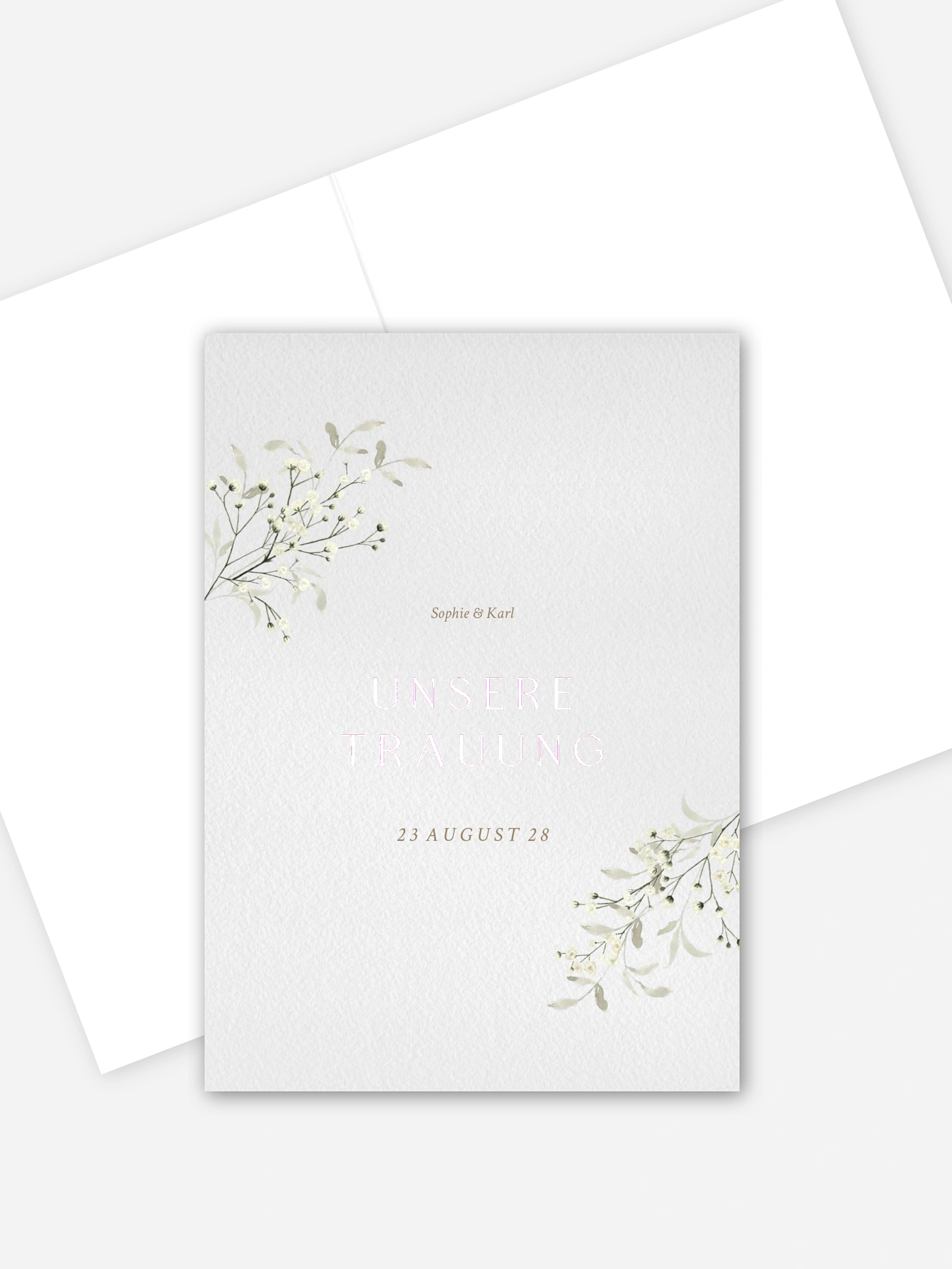 Kirchenheft Hochzeit Love in Bloom