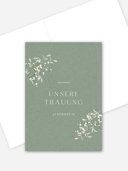 Kirchenheft Hochzeit Love in Bloom