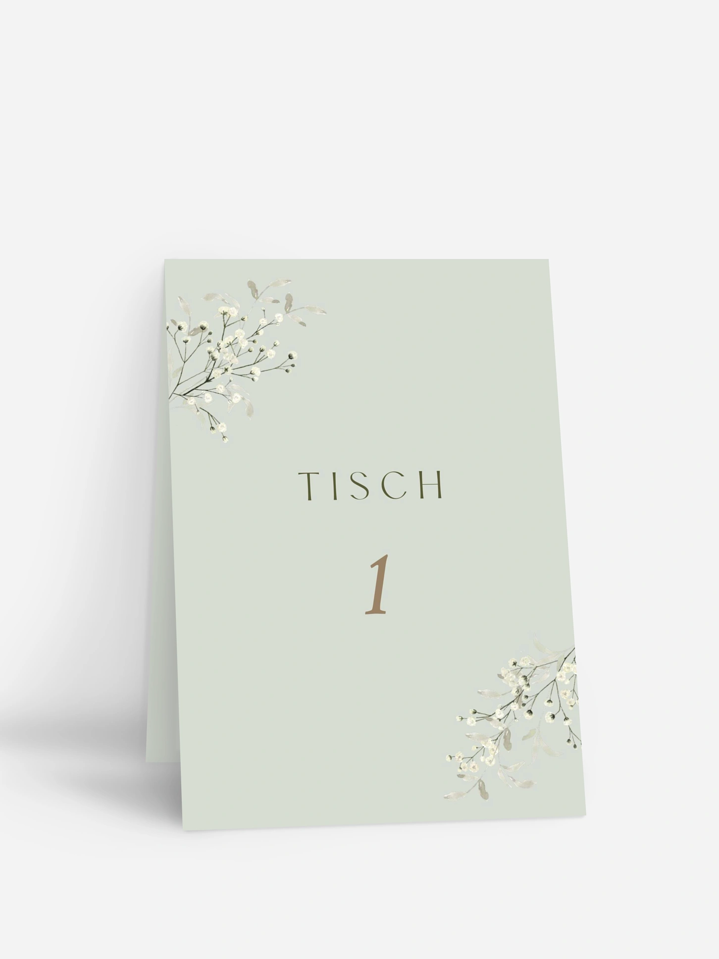 Tischnummer Love in Bloom