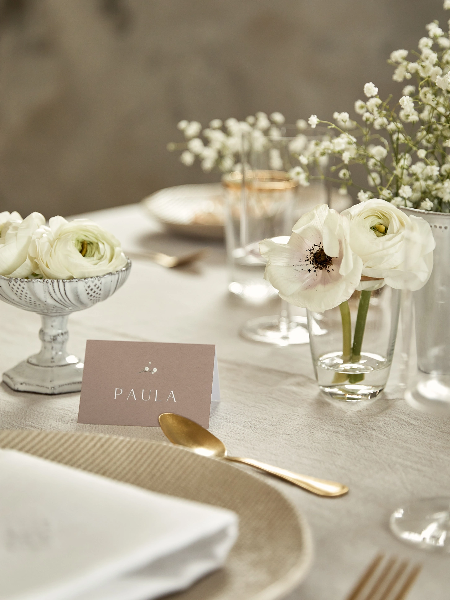 Tischkarte Hochzeit Love in Bloom