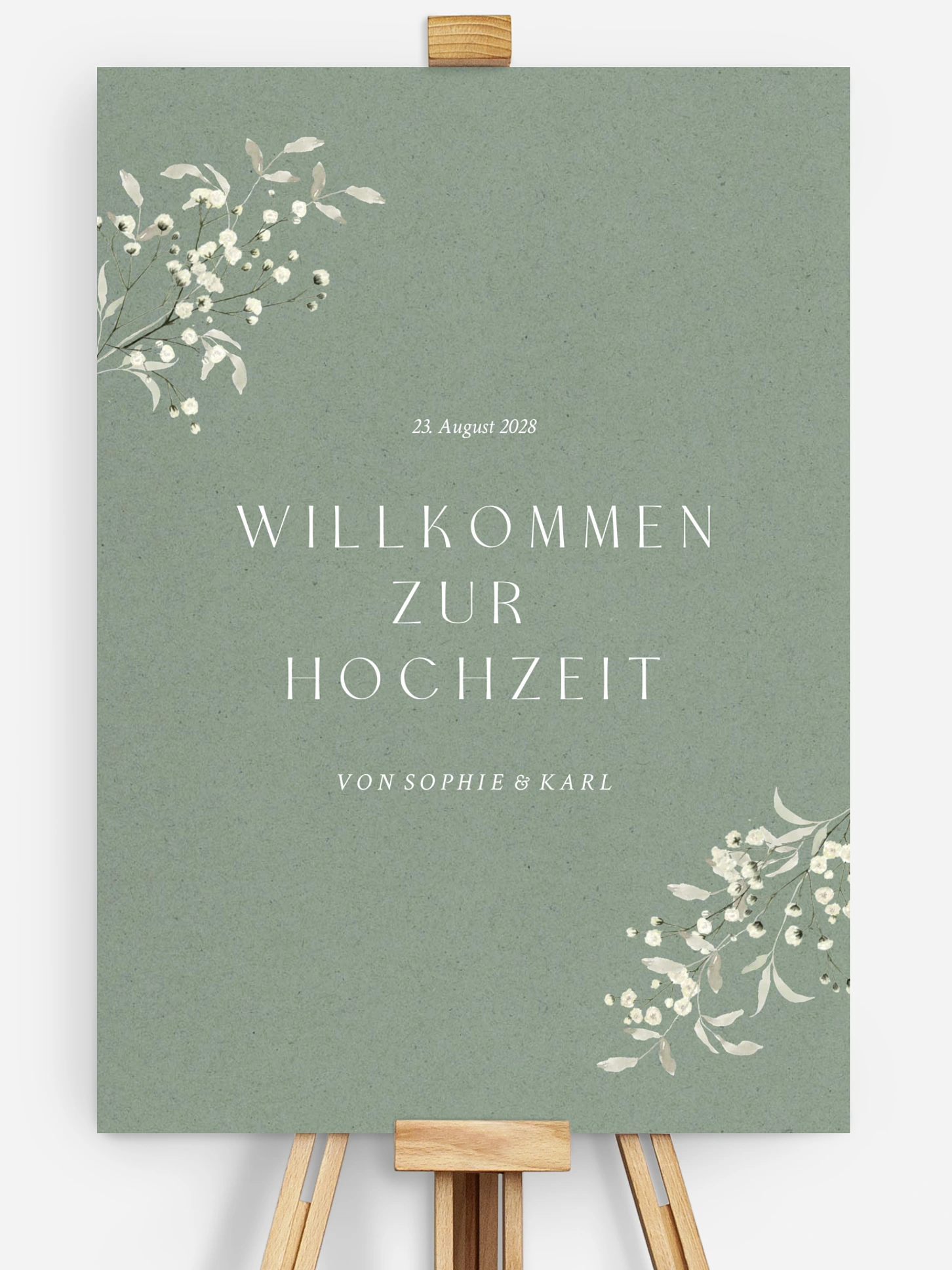 Willkommensschild Love in Bloom