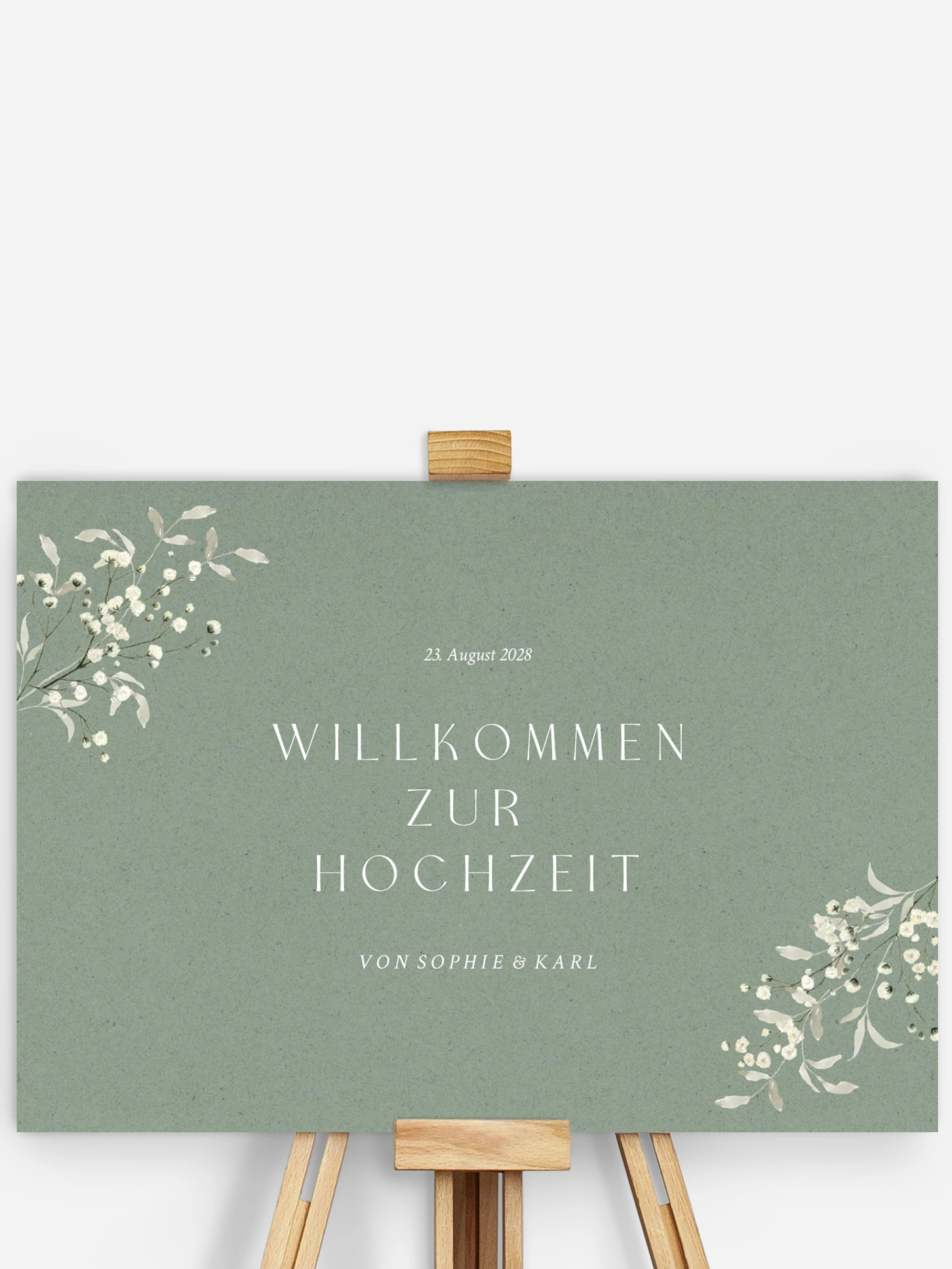 Willkommensschild Love in Bloom