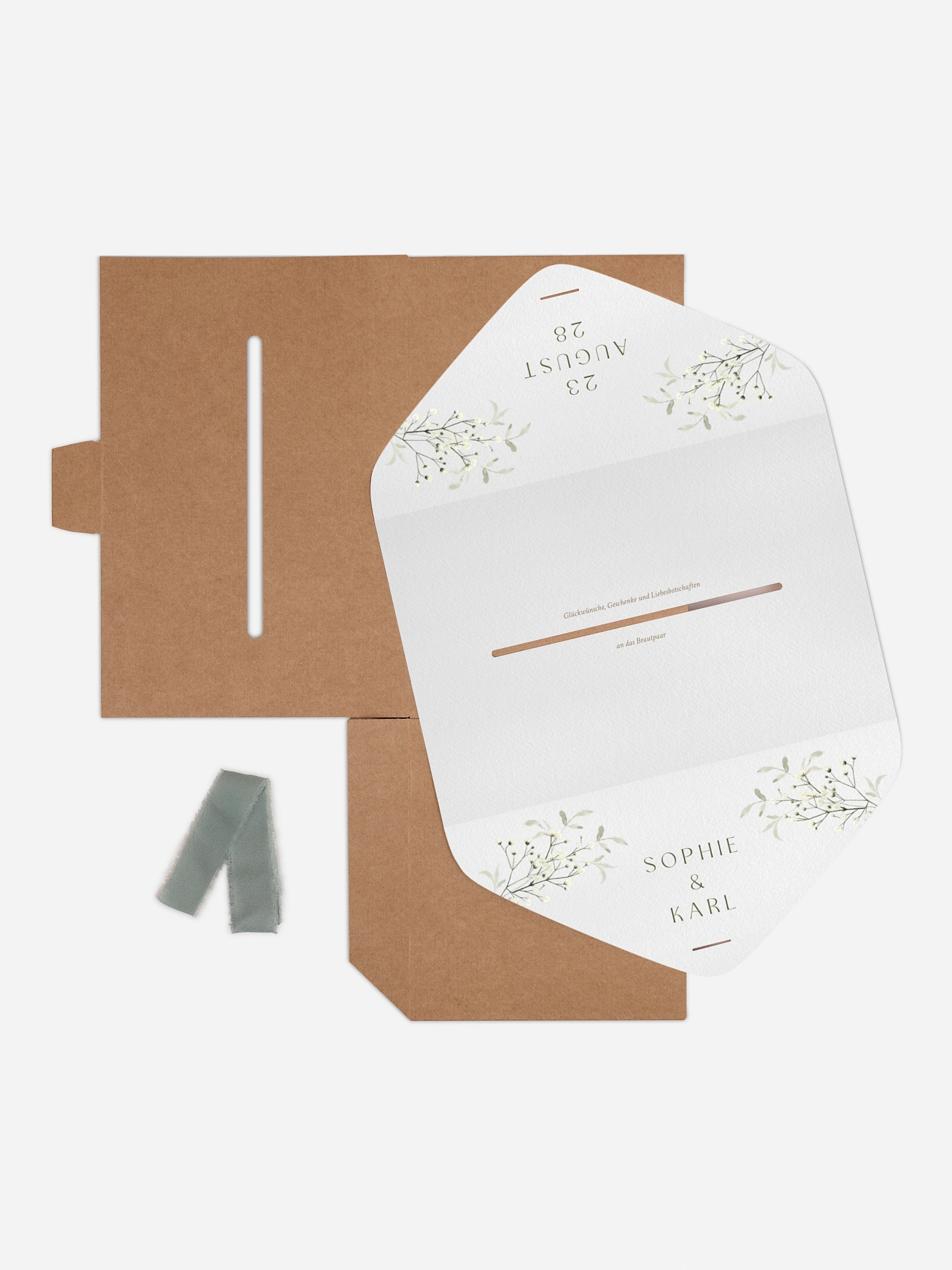 Kartenbox Hochzeit Love in Bloom