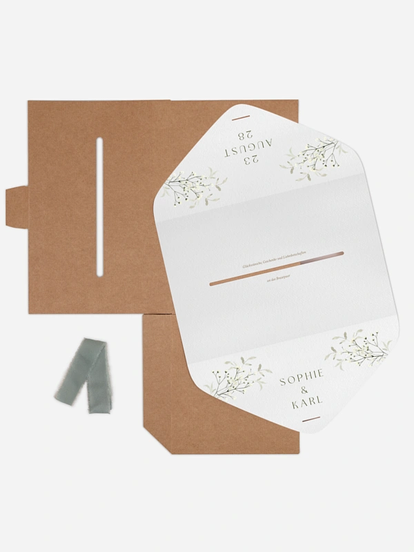 Kartenbox Hochzeit Love in Bloom