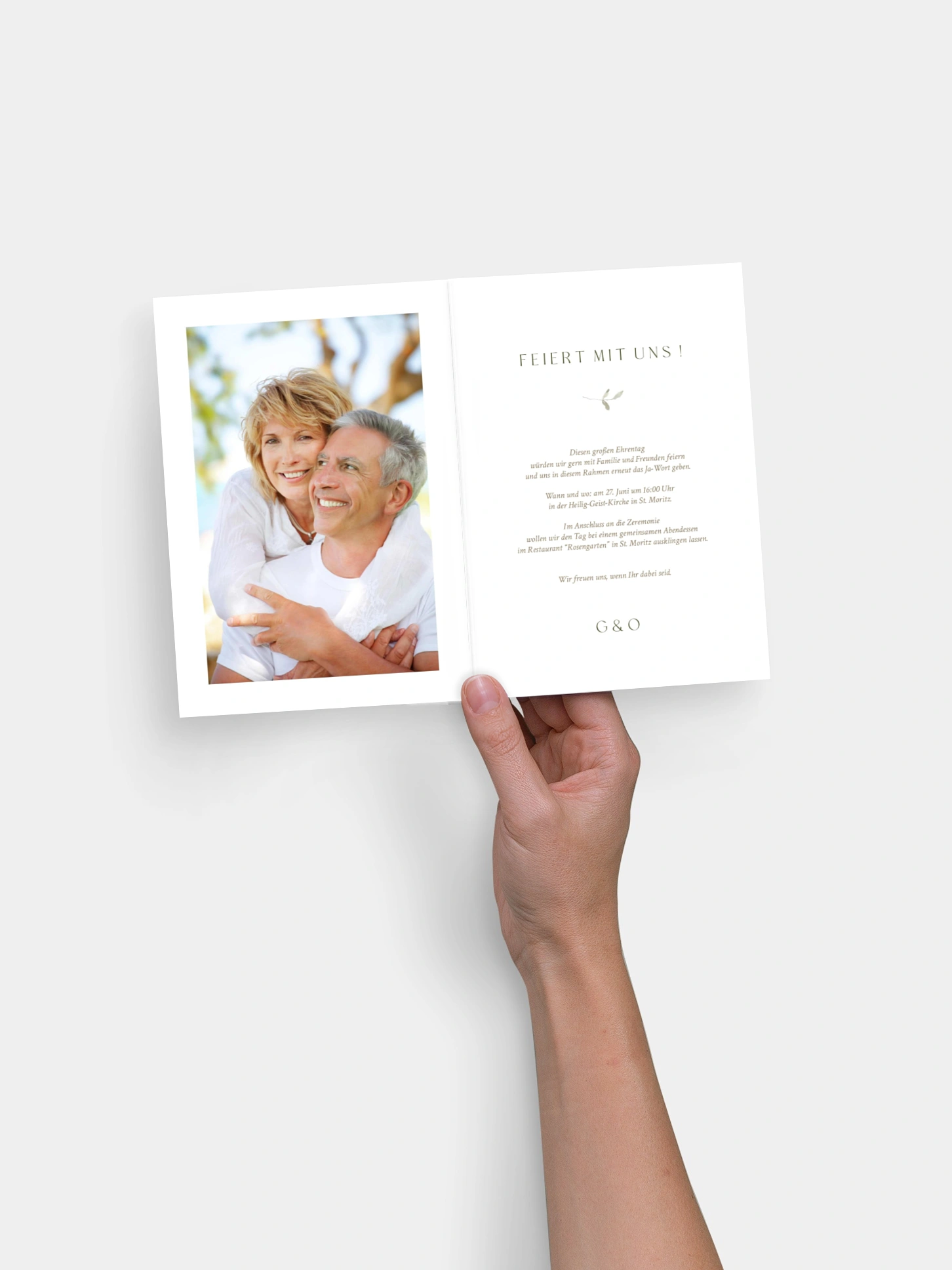 Einladung zur Silberhochzeit Love in Bloom