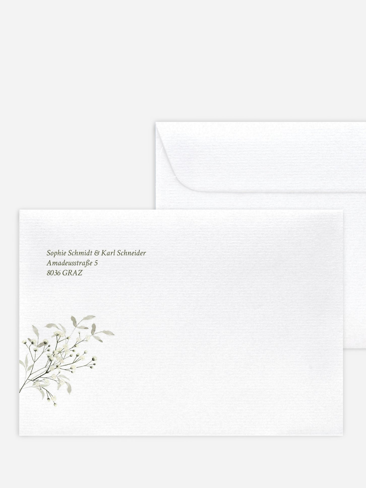 Briefumschlag mit Motiv Love in Bloom