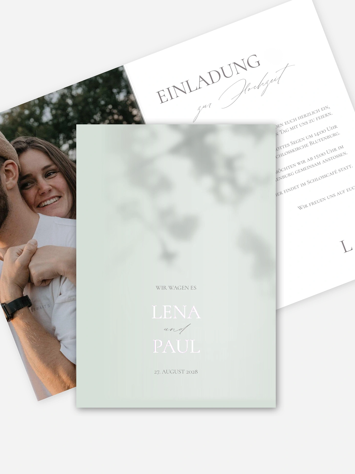 Hochzeitseinladung Komorebi