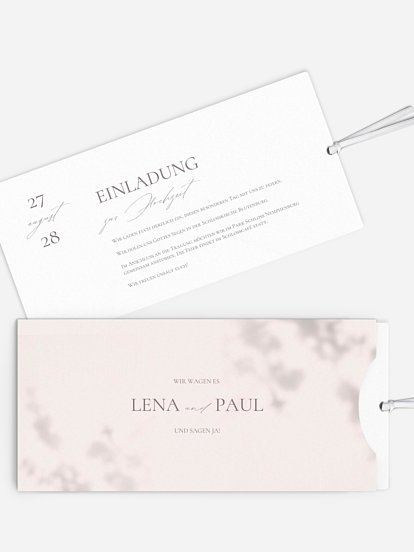 Hochzeitseinladung Komorebi