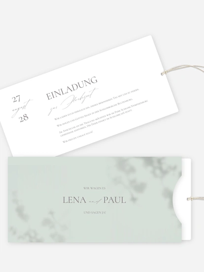 Hochzeitseinladung Komorebi