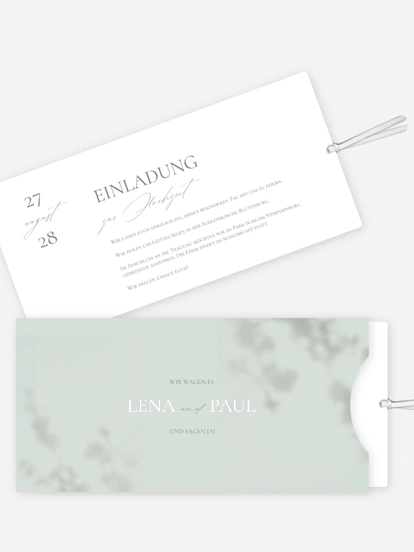 Hochzeitseinladung Komorebi