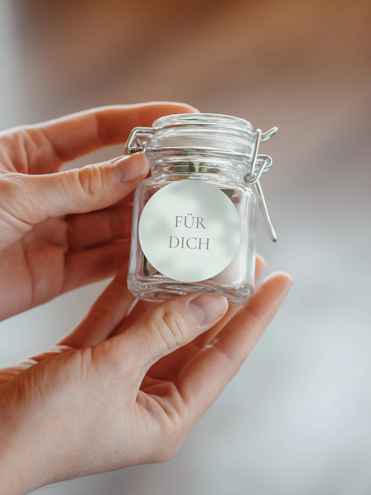 Geschenkaufkleber Hochzeit Komorebi