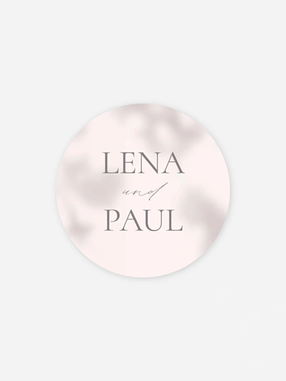 Geschenkaufkleber Hochzeit Komorebi