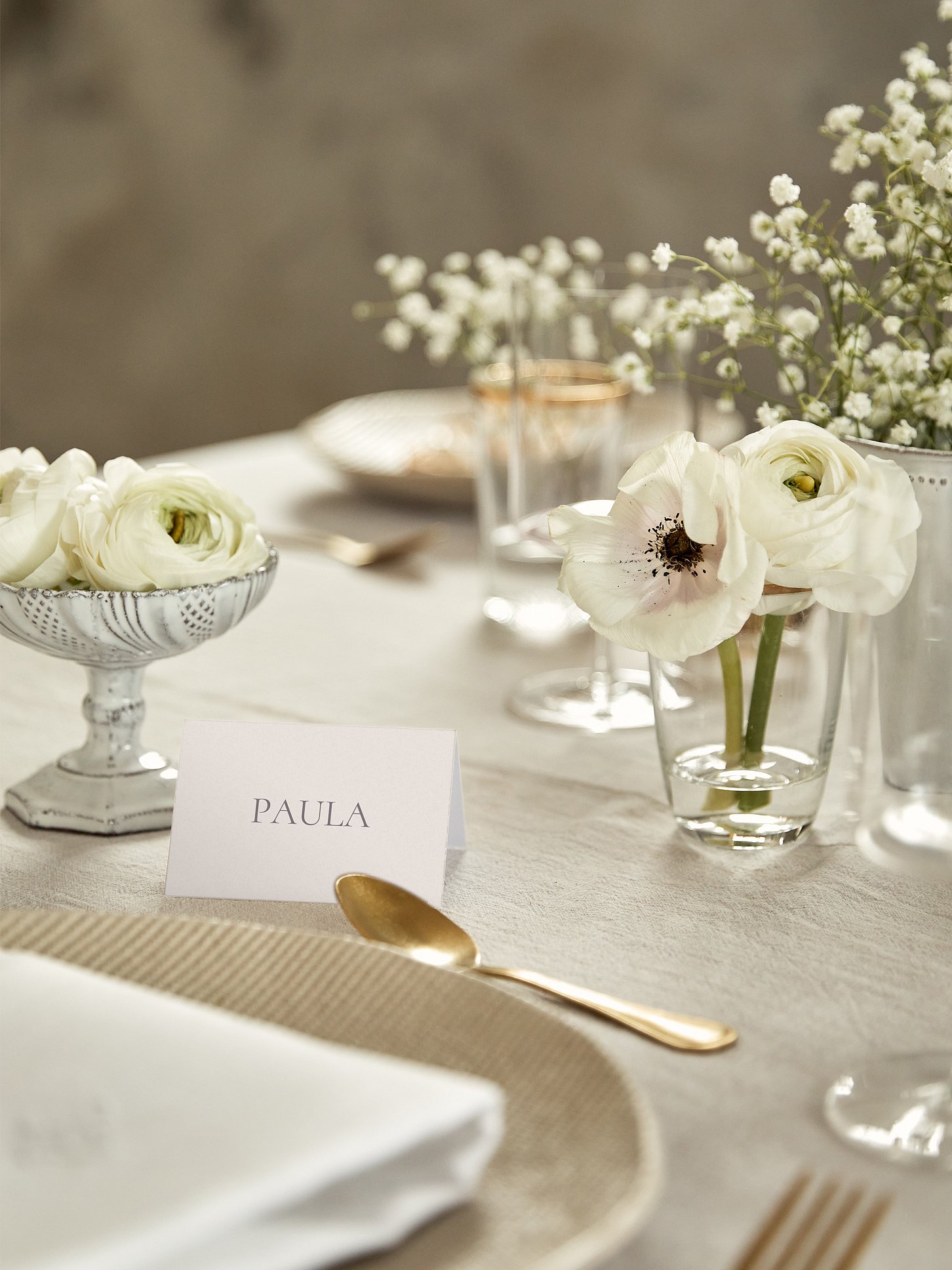 Tischkarte Hochzeit Komorebi
