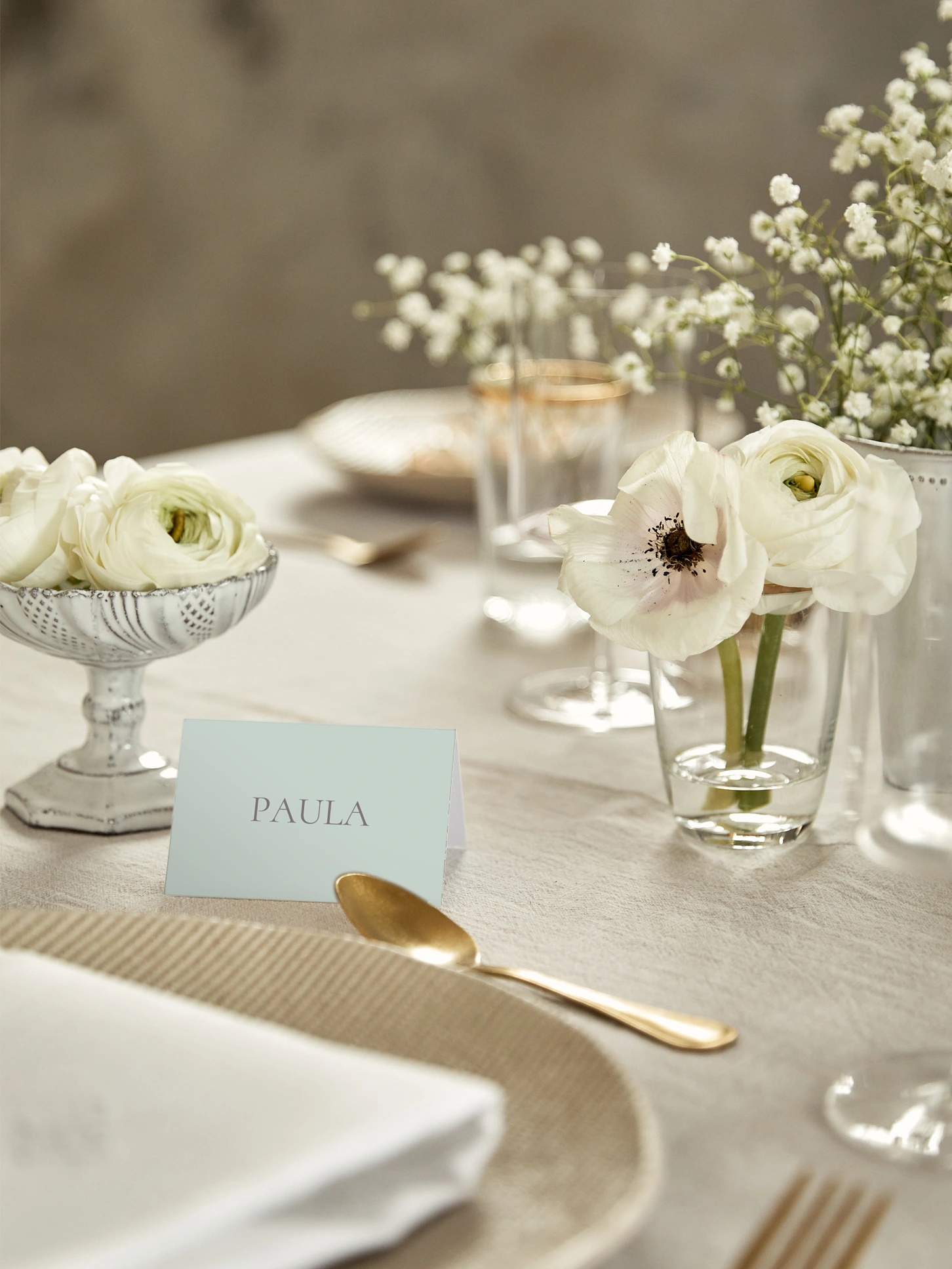 Tischkarte Hochzeit Komorebi